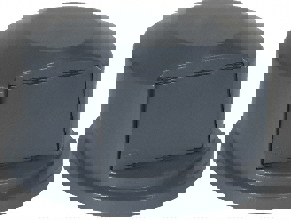 Round BRUTE Dome Top Receptacle, Push Door for 44 gal Containers, 24.81